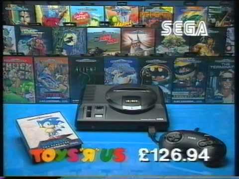 Video thumbnail: Toys R Us UK TV Advert 1992 (TSW Region) Featuring Sega Mega Drive